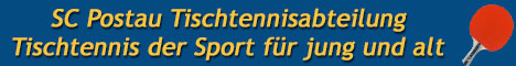 Tischtennis,Ausgleichsport fuer jung und alt